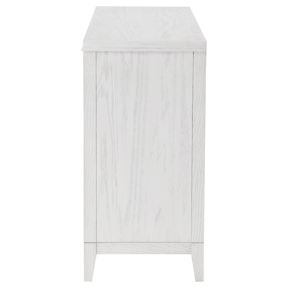 Marielle 6-drawer Bedroom Dresser Distressed White. Picture 5