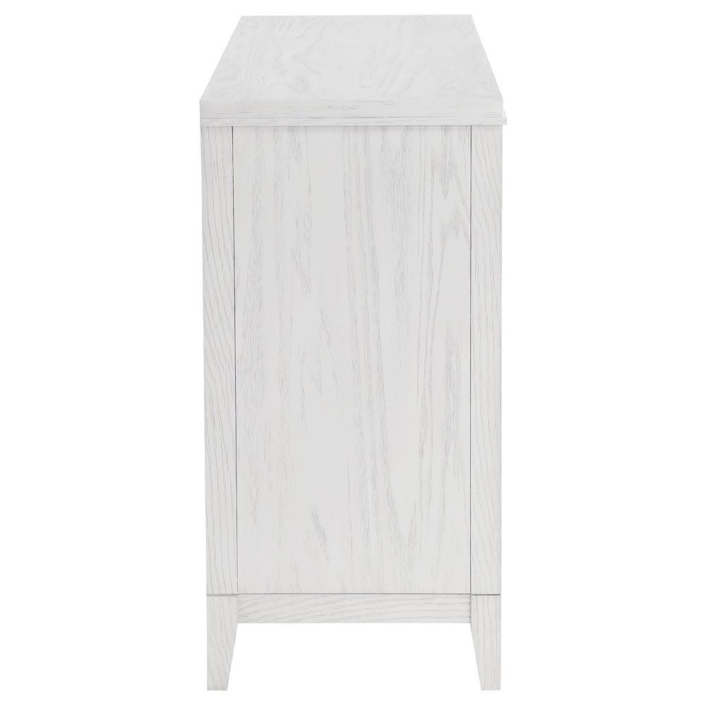Marielle 6-drawer Bedroom Dresser Distressed White. Picture 9