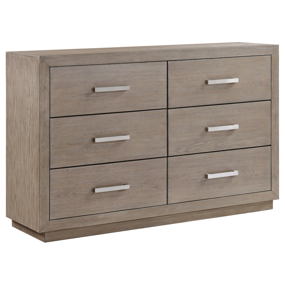 Kenora 6-drawer Dresser Barley Brown. Picture 1