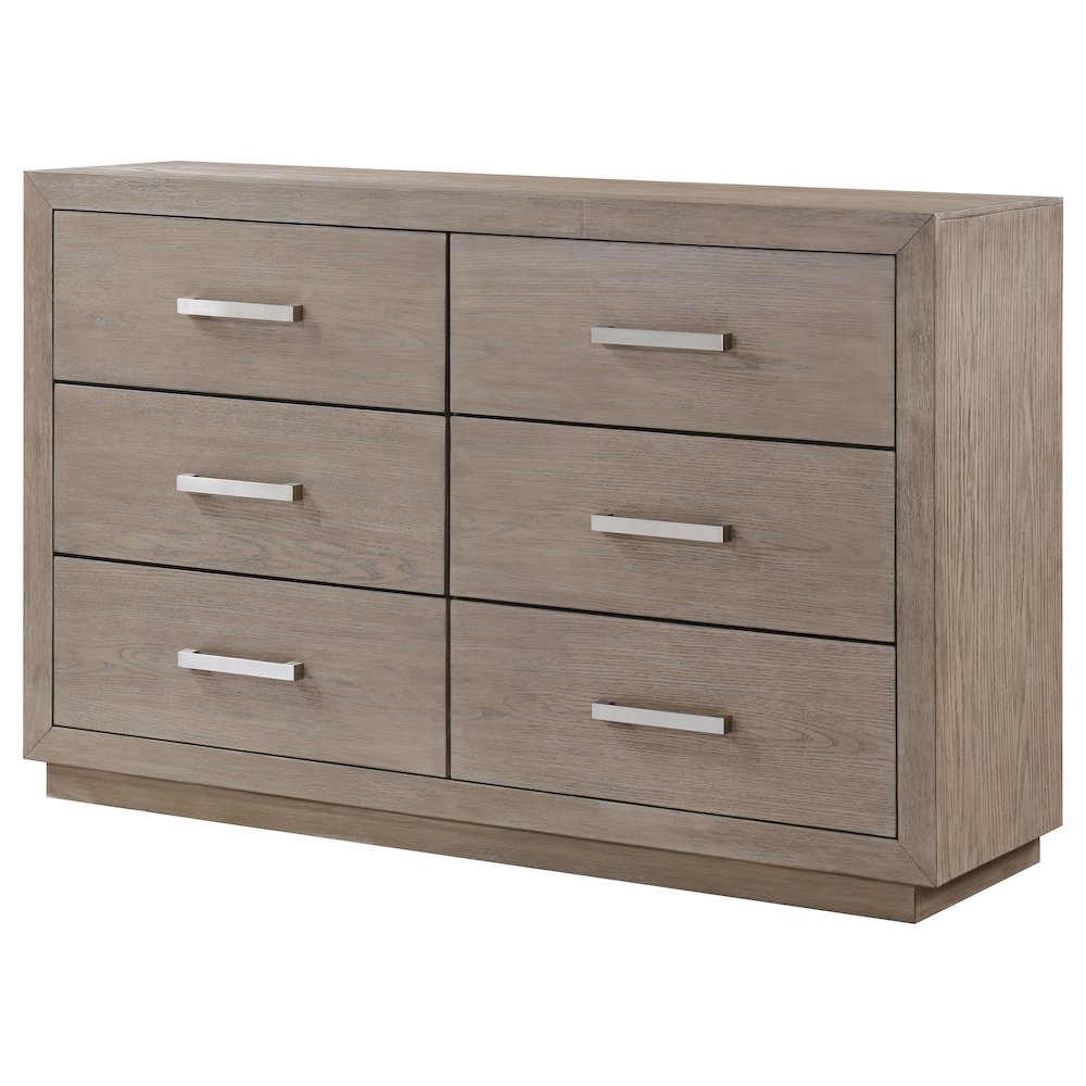 Kenora 6-drawer Dresser Barley Brown. Picture 4