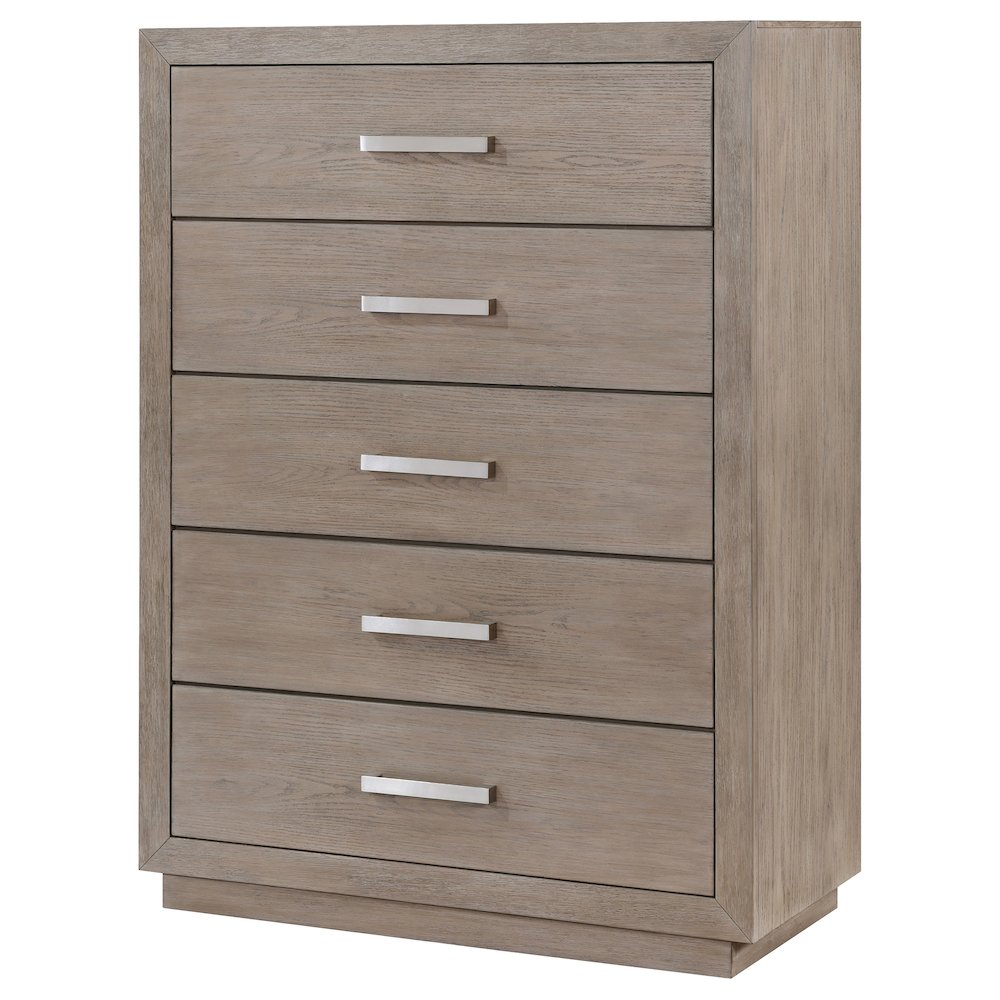 Kenora 5-drawer Bedroom Chest Barley Brown. Picture 4