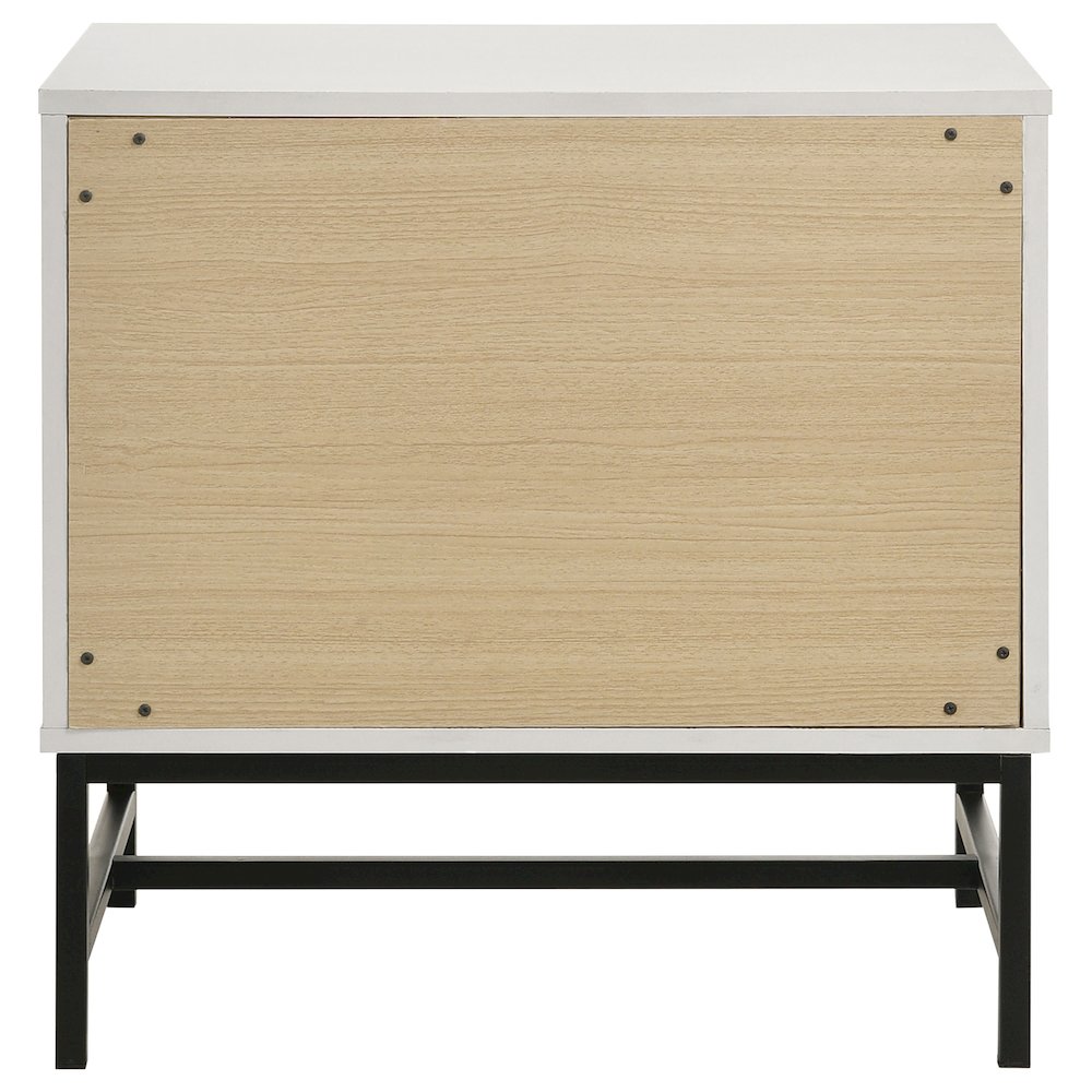 Sonora 2-drawer Nightstand Bedside Table White. Picture 7