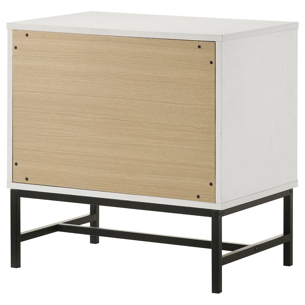 Sonora 2-drawer Nightstand Bedside Table White. Picture 8