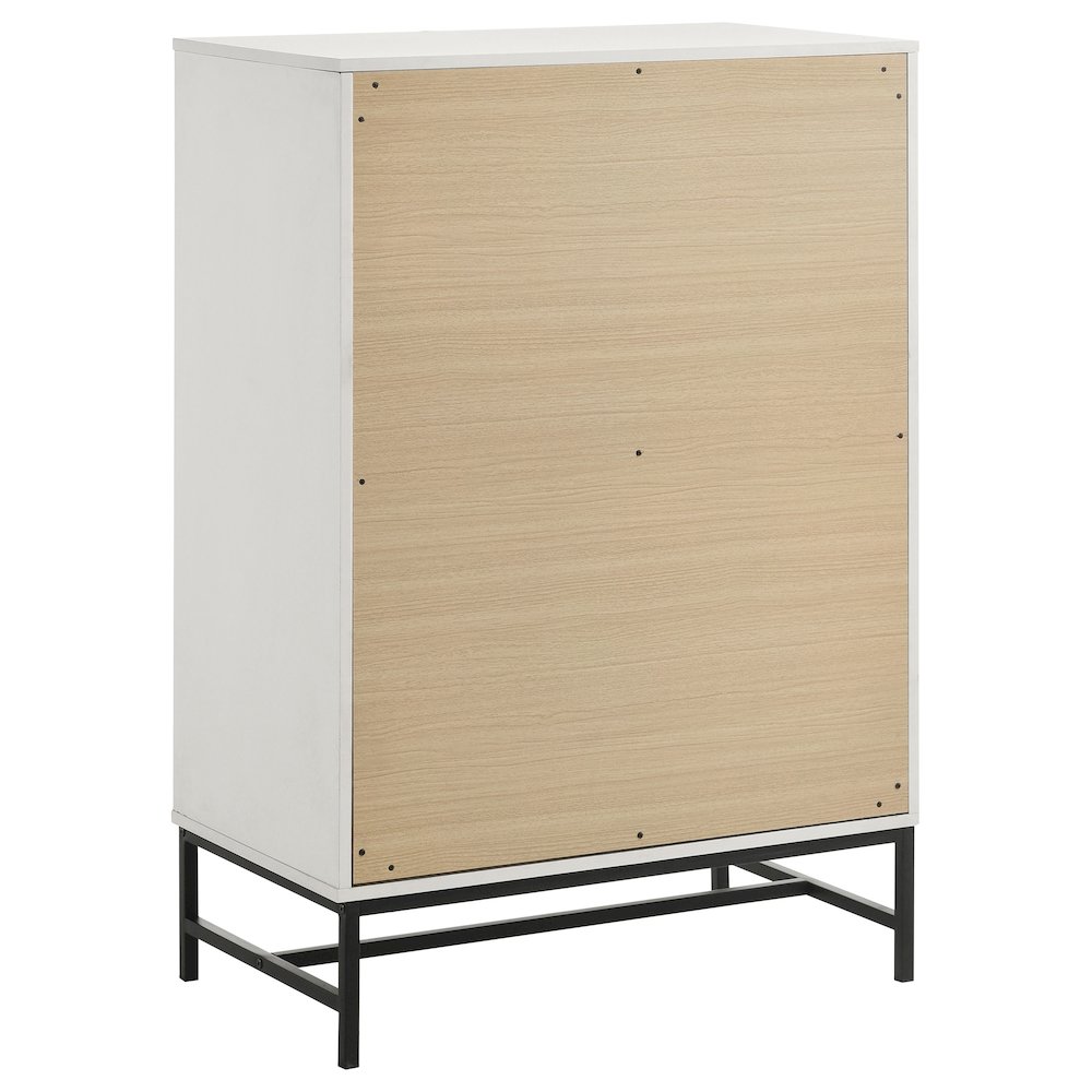 Sonora 4-drawer Bedroom Chest White. Picture 6