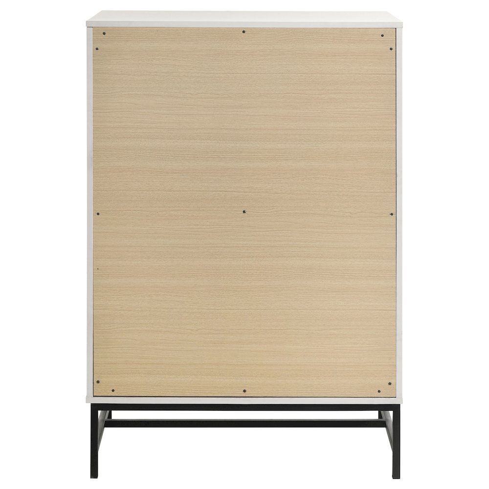 Sonora 4-drawer Bedroom Chest White. Picture 7