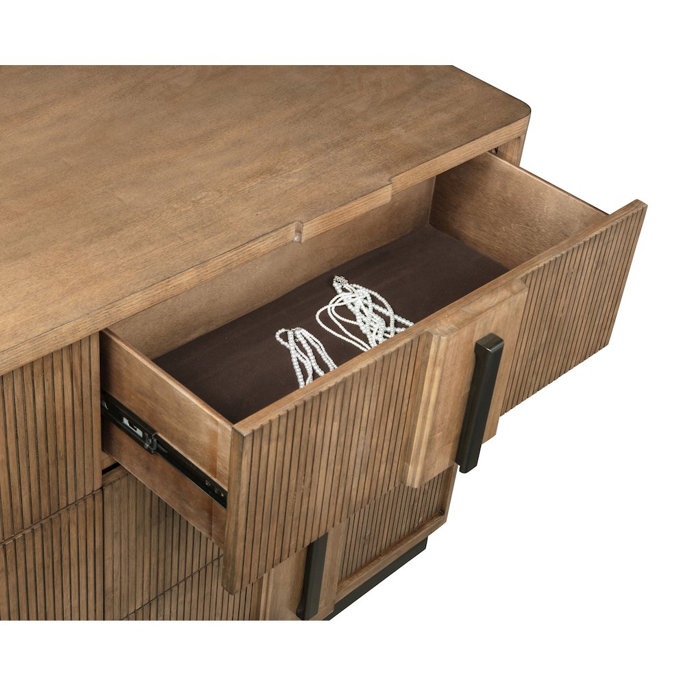 Terrace 5-piece Eastern King Panel Bedroom Set Ash Brown. Picture 12