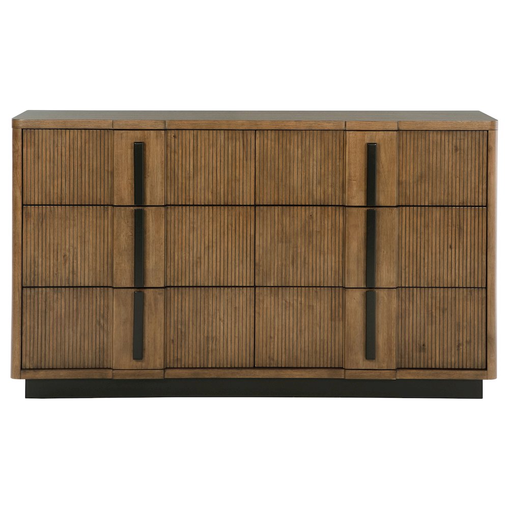 Terrace 6-drawer Dresser Cabinet Ash Brown. Picture 3