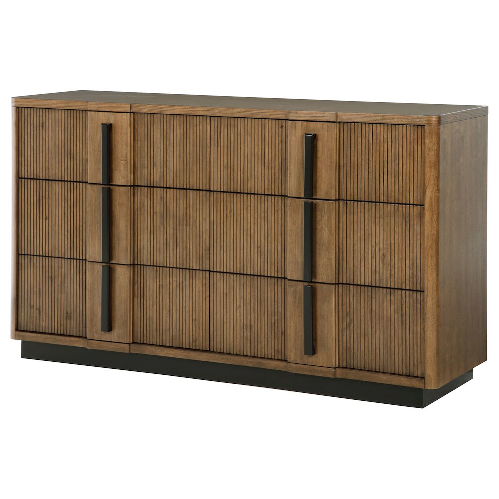 Terrace 6-drawer Dresser Cabinet Ash Brown. Picture 4