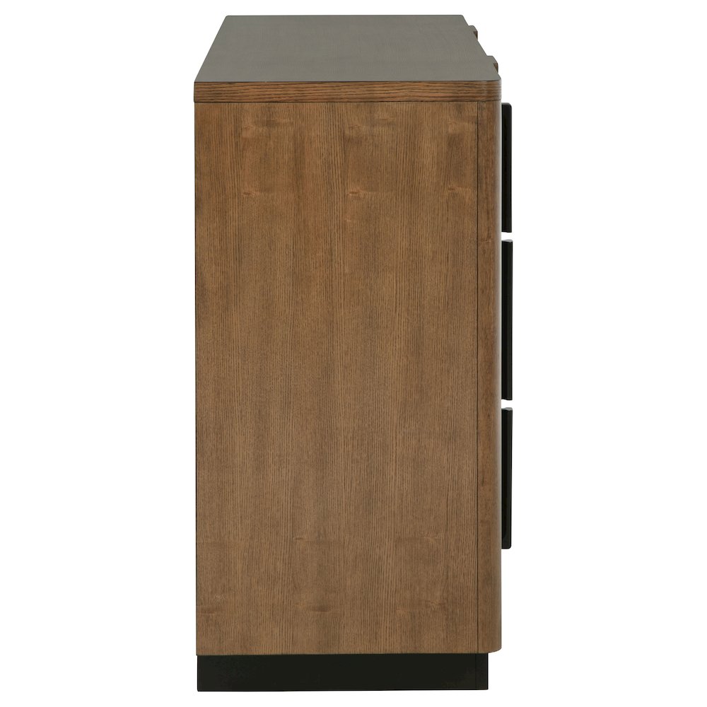 Terrace 6-drawer Dresser Cabinet Ash Brown. Picture 9