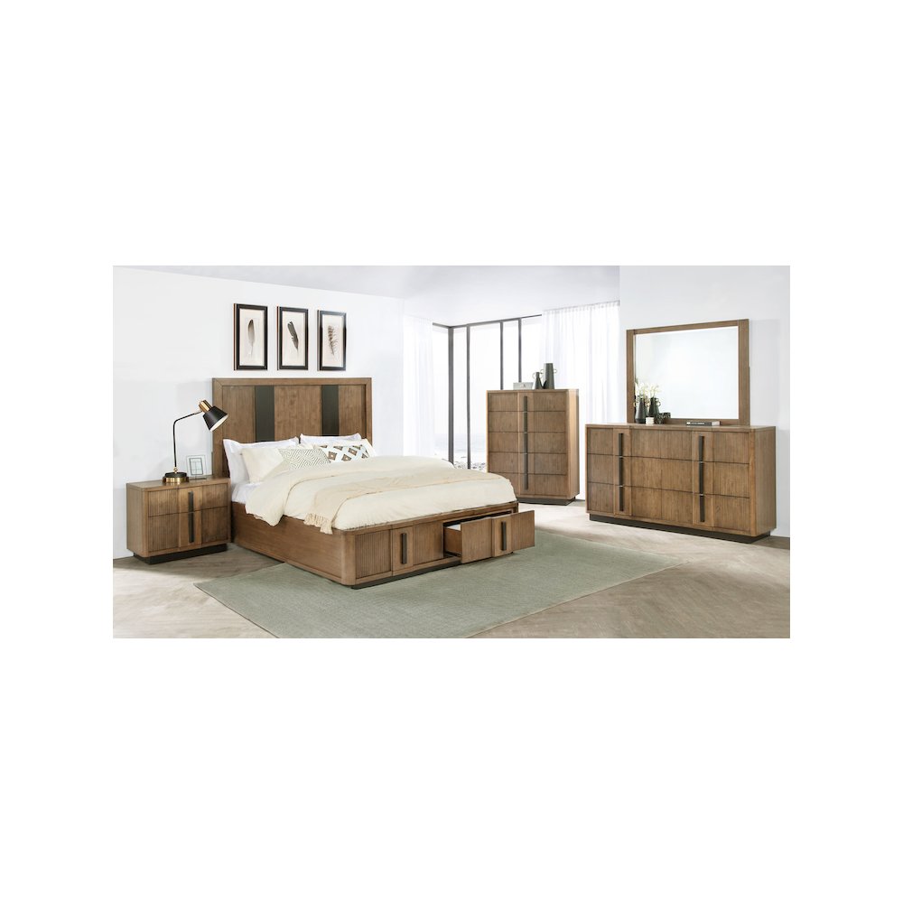 Terrace 6-drawer Dresser Cabinet Ash Brown. Picture 12