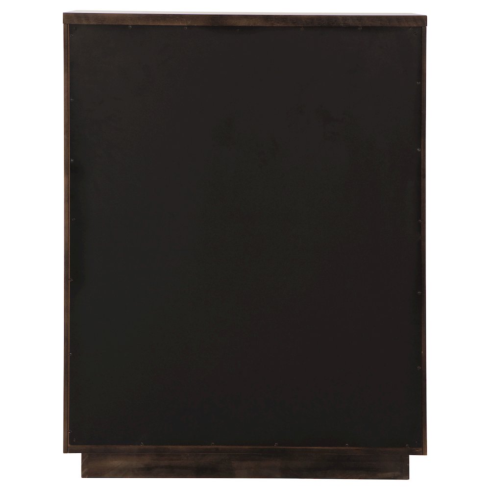 Terrace 5-drawer Chest of Drawers Ash Brown. Picture 7