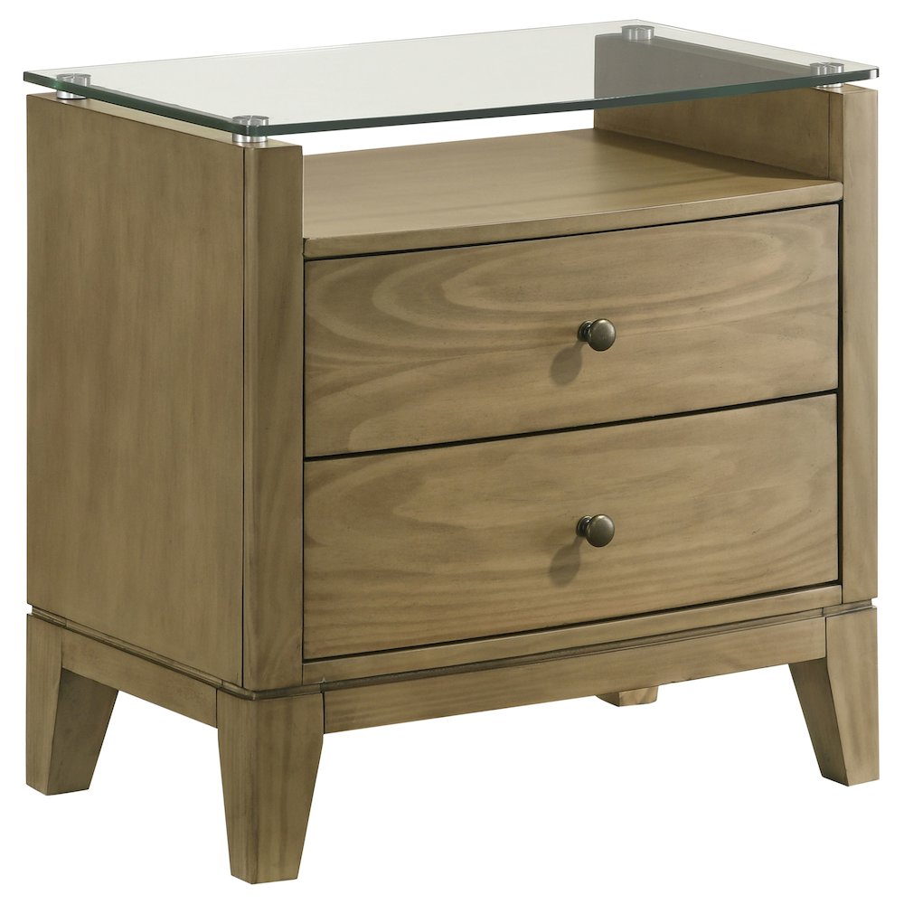 Granada 4-piece Eastern King Bedroom Set Natural Pine. Picture 5
