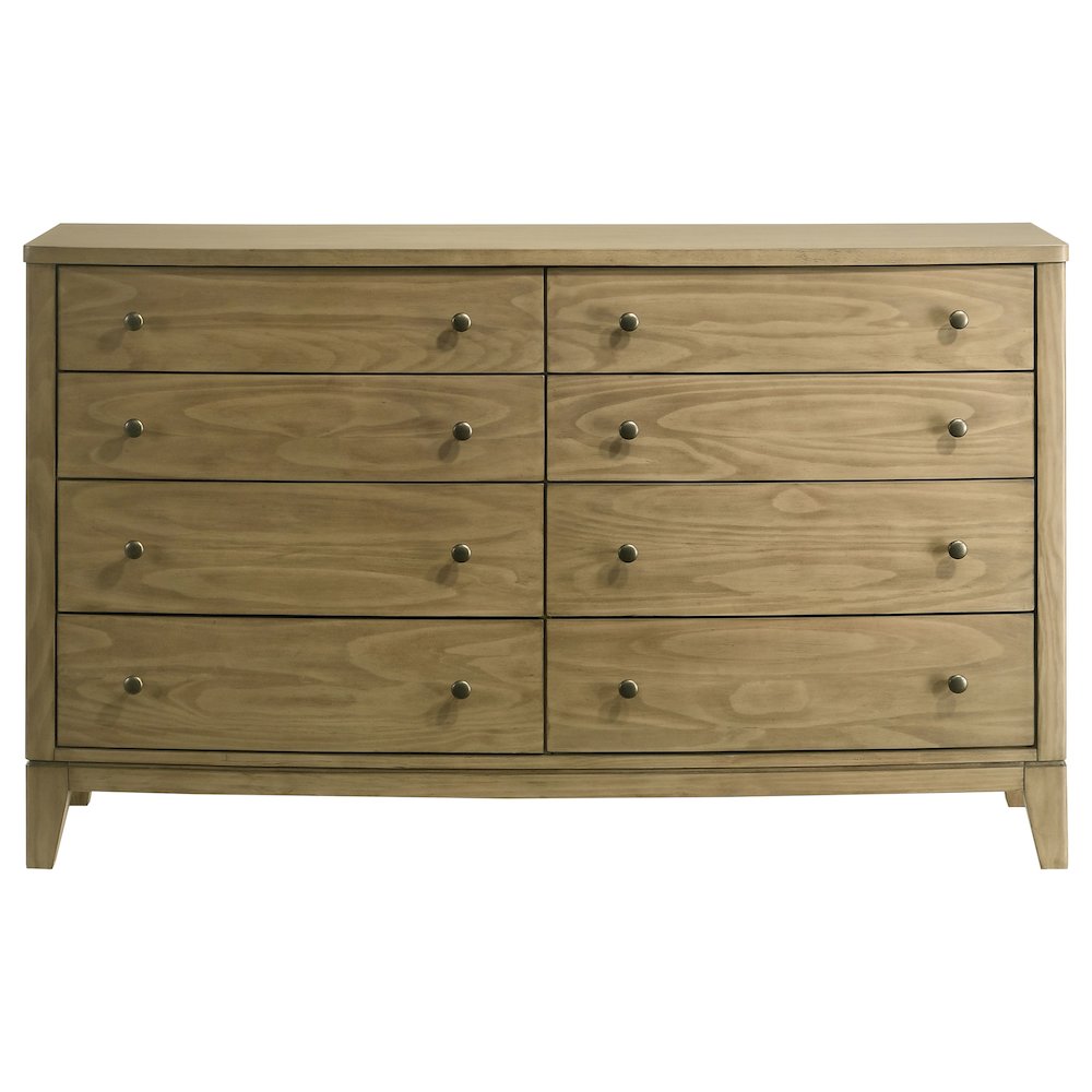 Granada 8-drawer Dresser Cabinet Natural Pine. Picture 3