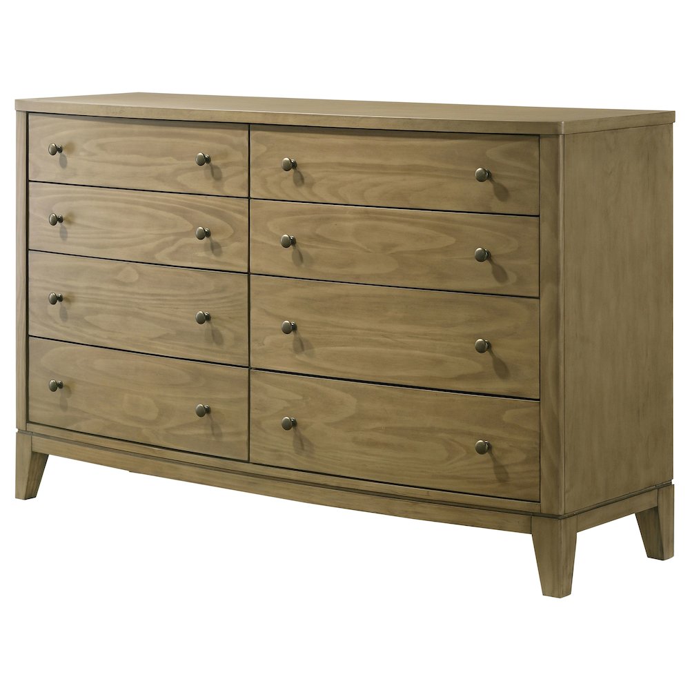 Granada 8-drawer Dresser Cabinet Natural Pine. Picture 4
