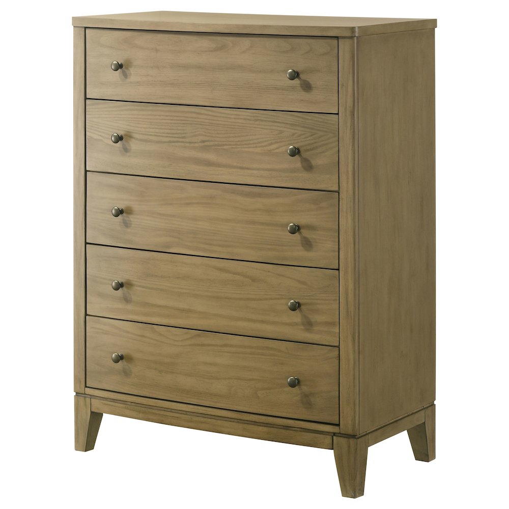 Granada 5-drawer Bedroom Chest of Drawers Natural Pine. Picture 4
