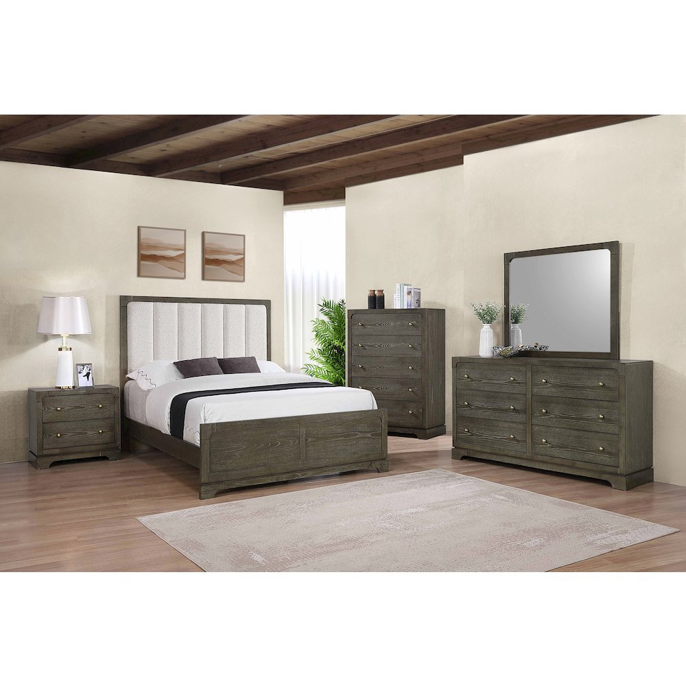 Gran Park 59-inch Eastern King Panel Bed Dark Cocoa. Picture 10