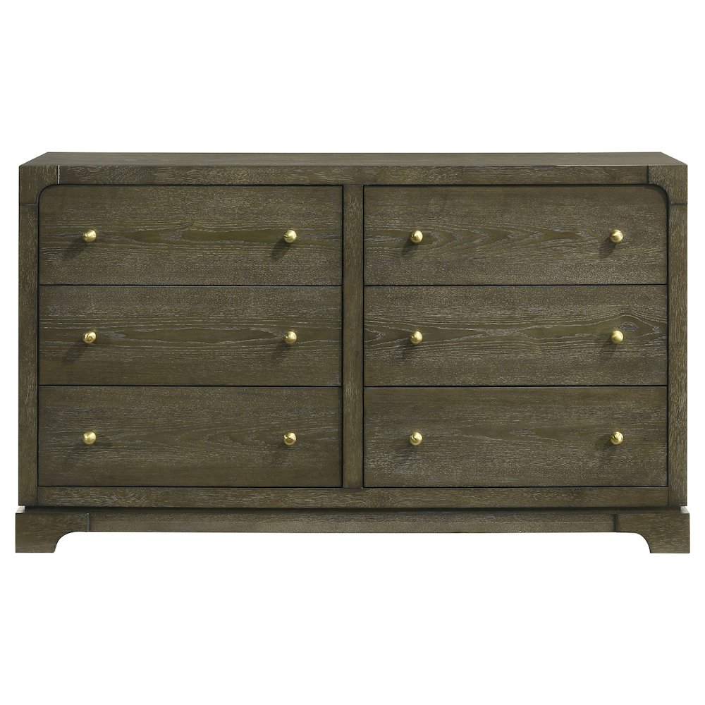 Gran Park 6-drawer Dresser Cabinet Dark Cocoa. Picture 3