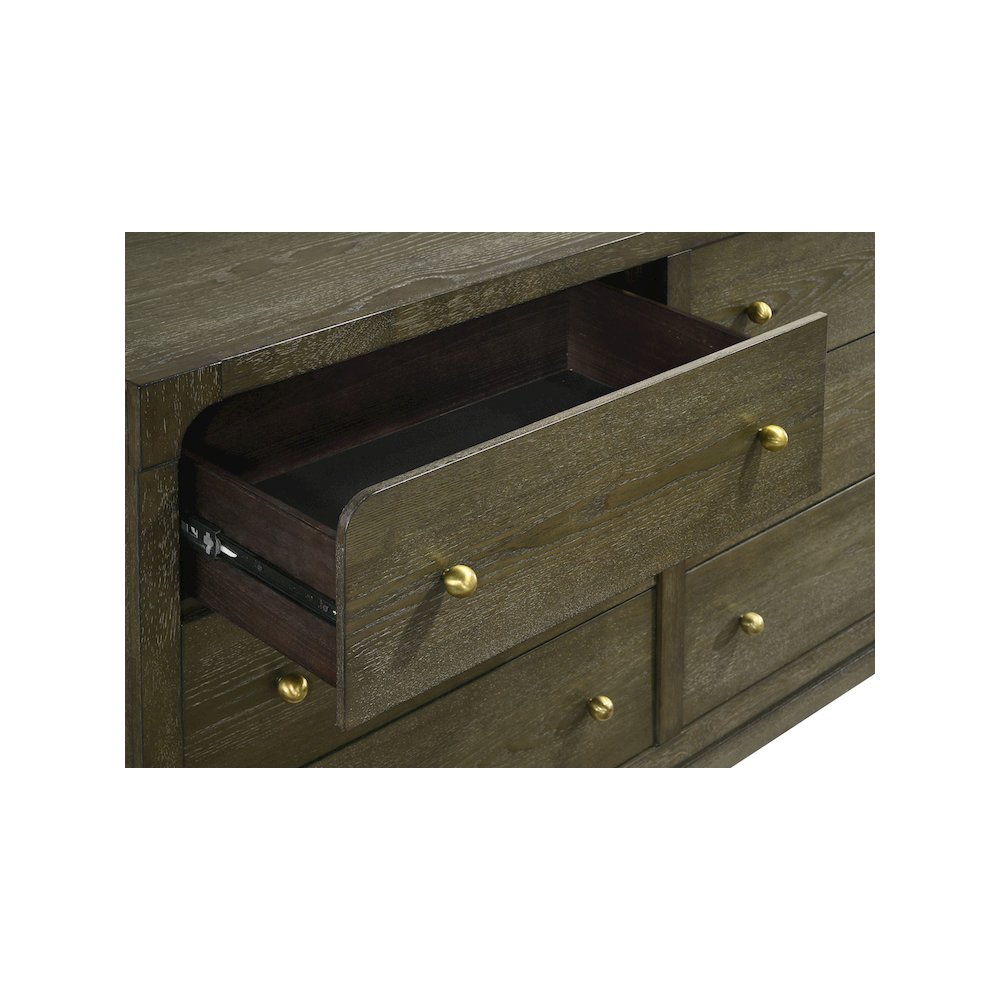 Gran Park 6-drawer Dresser Cabinet Dark Cocoa. Picture 13