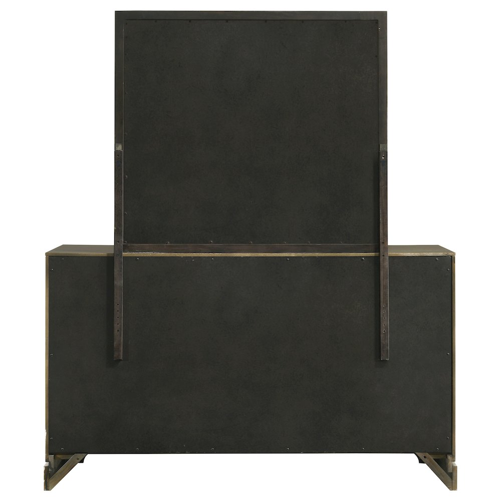 Gran Park 6-drawer Dresser and Mirror Dark Cocoa. Picture 7