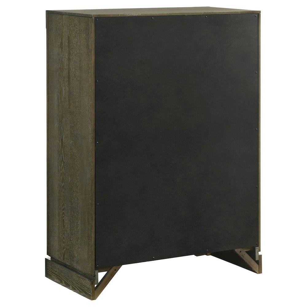 Gran Park 5-drawer Bedroom Chest of Drawers Dark Cocoa. Picture 6