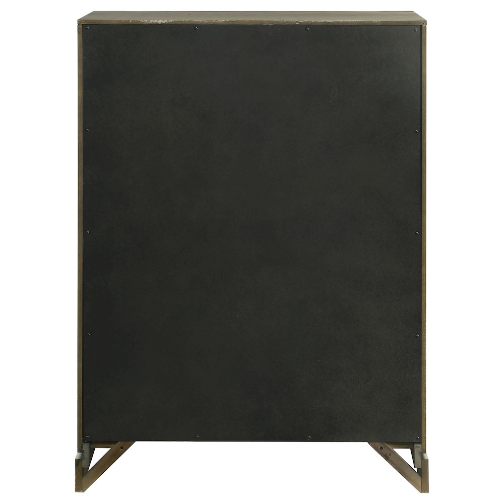 Gran Park 5-drawer Bedroom Chest of Drawers Dark Cocoa. Picture 7
