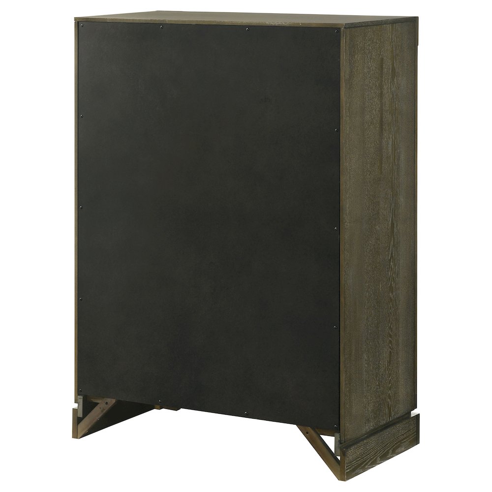 Gran Park 5-drawer Bedroom Chest of Drawers Dark Cocoa. Picture 8