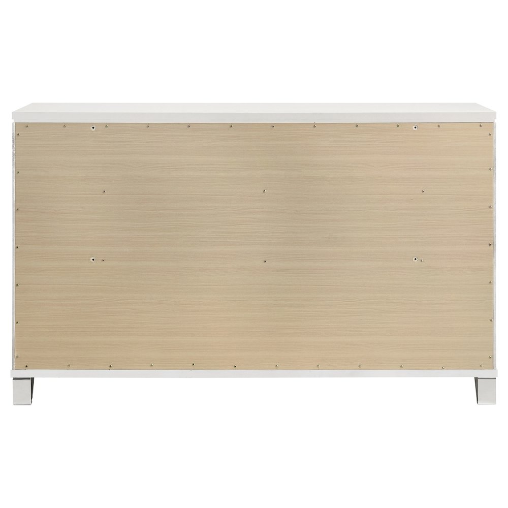 Marmore 9-drawer Dresser Cabinet White. Picture 7