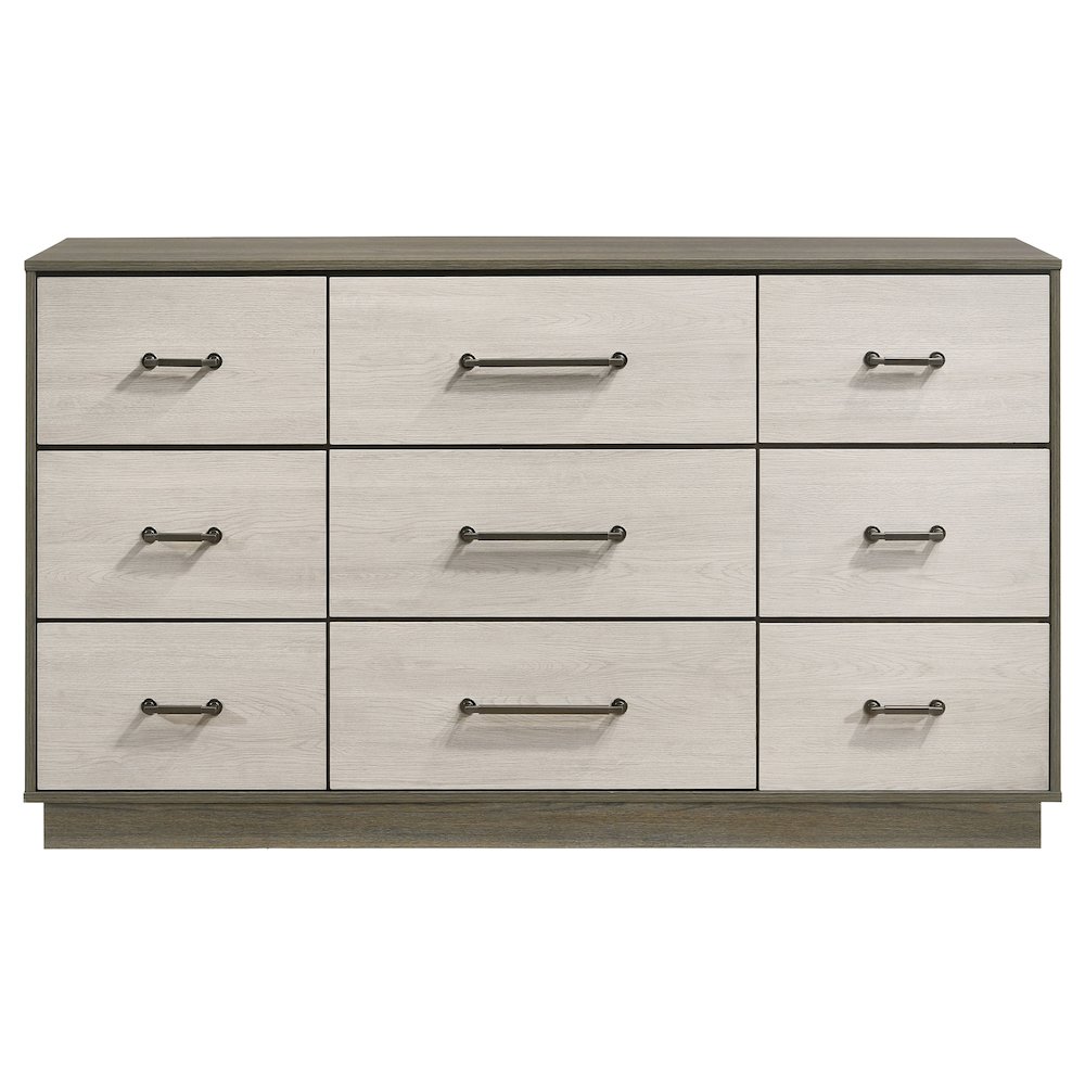 Fenwick 9-drawer Dresser Grey Oak. Picture 3