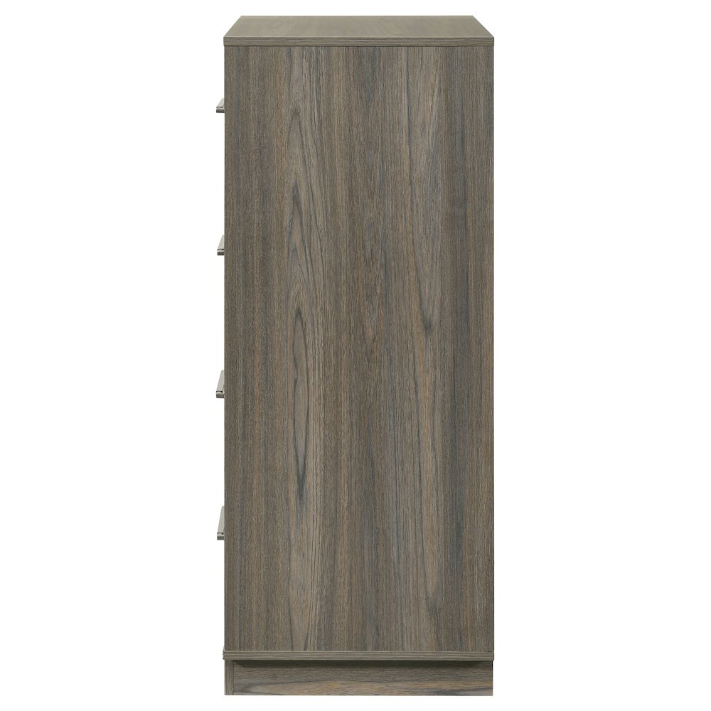 Fenwick 4-drawer Chest of Drawers Grey Oak. Picture 5