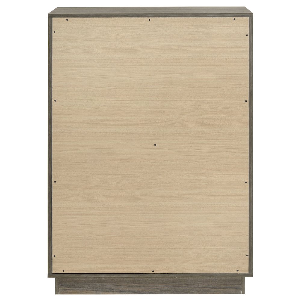 Fenwick 4-drawer Chest of Drawers Grey Oak. Picture 7