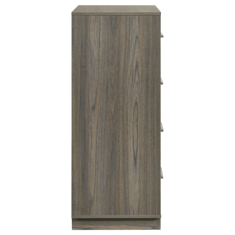 Fenwick 4-drawer Chest of Drawers Grey Oak. Picture 9