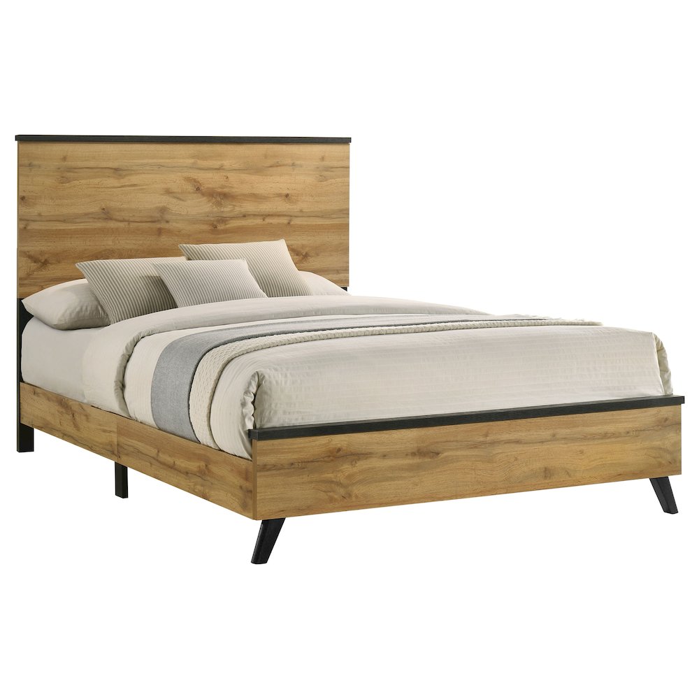 Kaywood 52-inch Eastern King Panel Bed Natural Pine. Picture 3