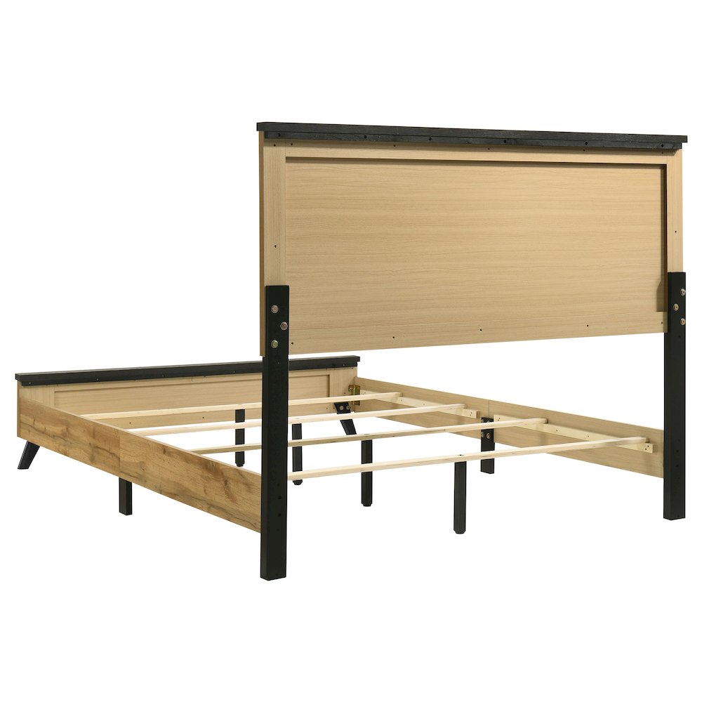 Kaywood 52-inch Queen Panel Bed Natural Pine. Picture 4