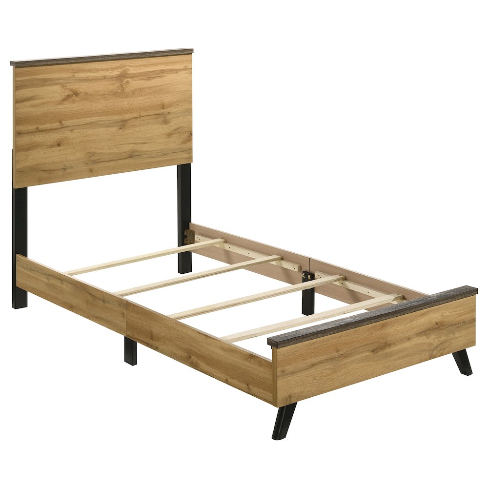 Kaywood 52-inch Twin Panel Bed Natural Pine. Picture 1