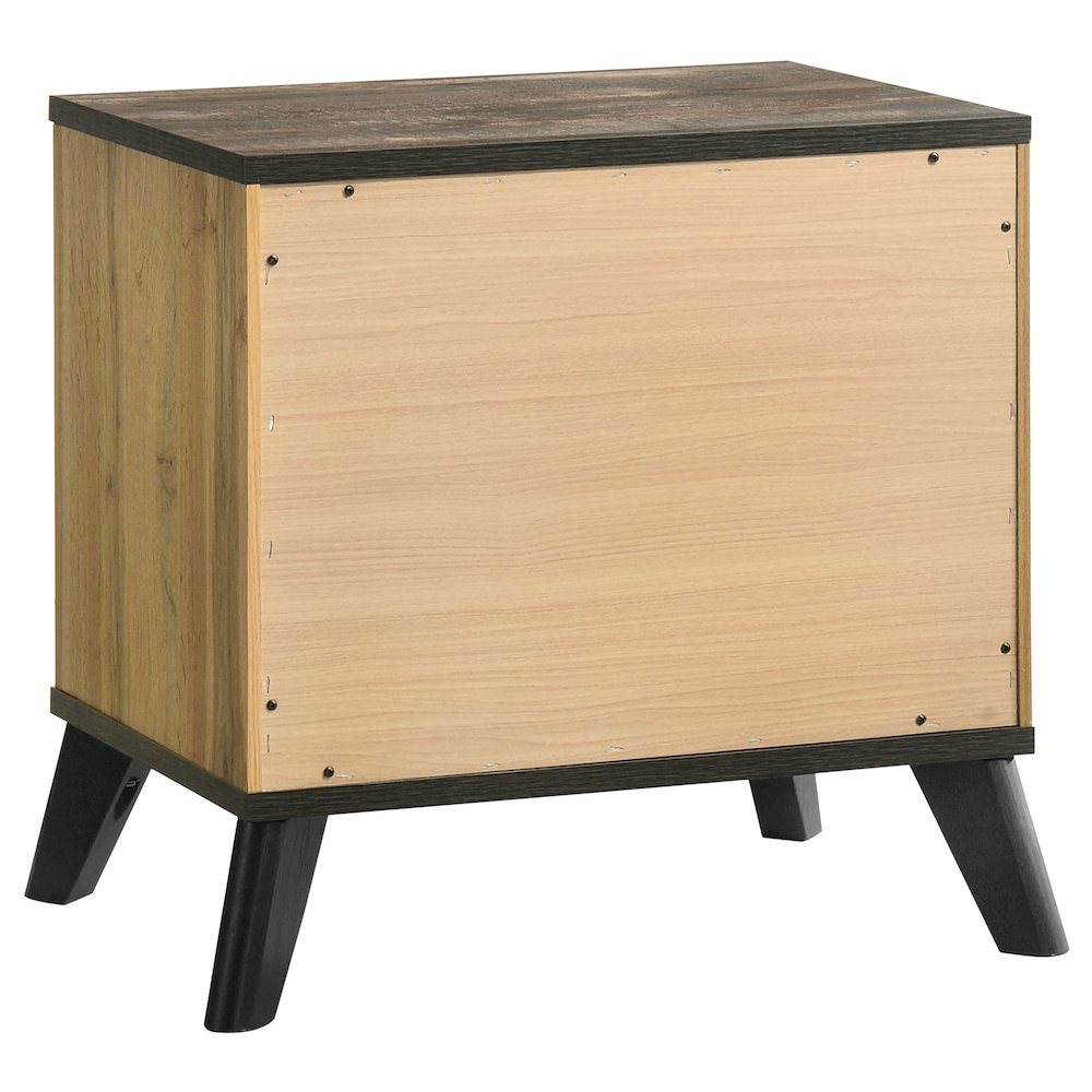 Kaywood 2-drawer Nightstand Bedside Table Natural Pine. Picture 4