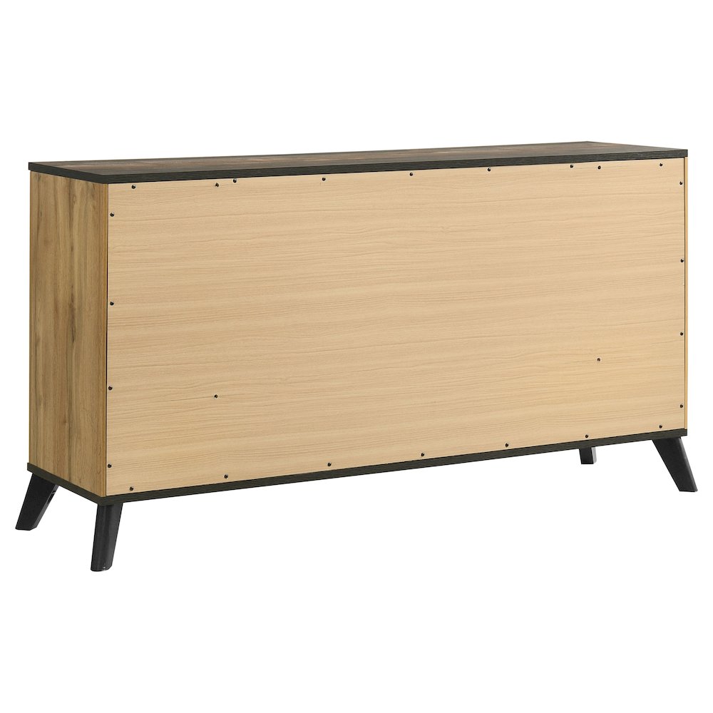 Kaywood 6-drawer Dresser Cabinet Natural Pine. Picture 6