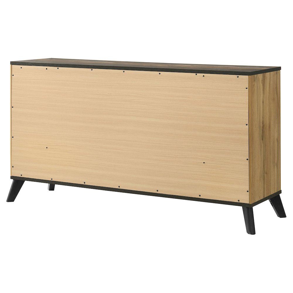 Kaywood 6-drawer Dresser Cabinet Natural Pine. Picture 8
