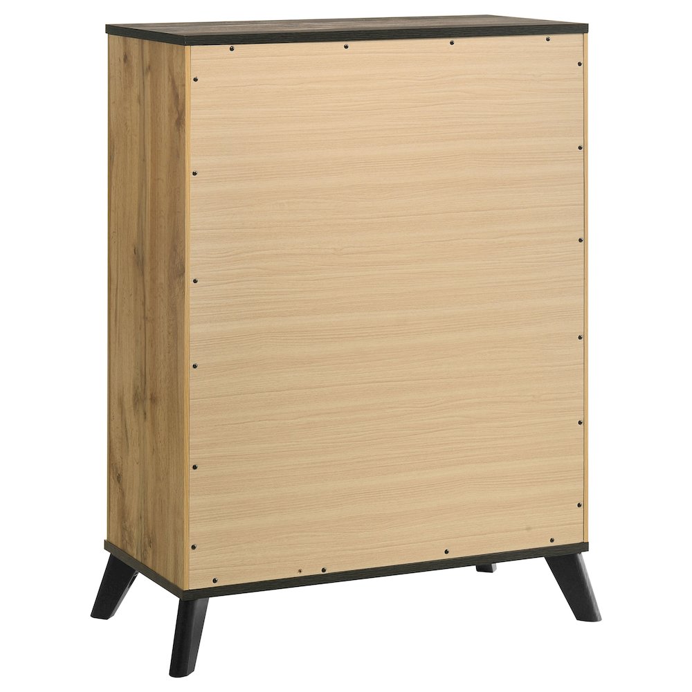 Kaywood 4-drawer Bedroom Chest of Drawers Natural Pine. Picture 6