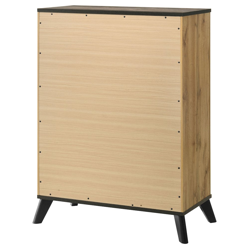Kaywood 4-drawer Bedroom Chest of Drawers Natural Pine. Picture 8