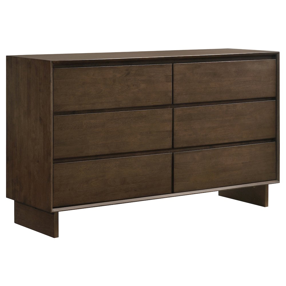 Glenwood 5-piece Eastern King Bedroom Set Warm Brown. Picture 7