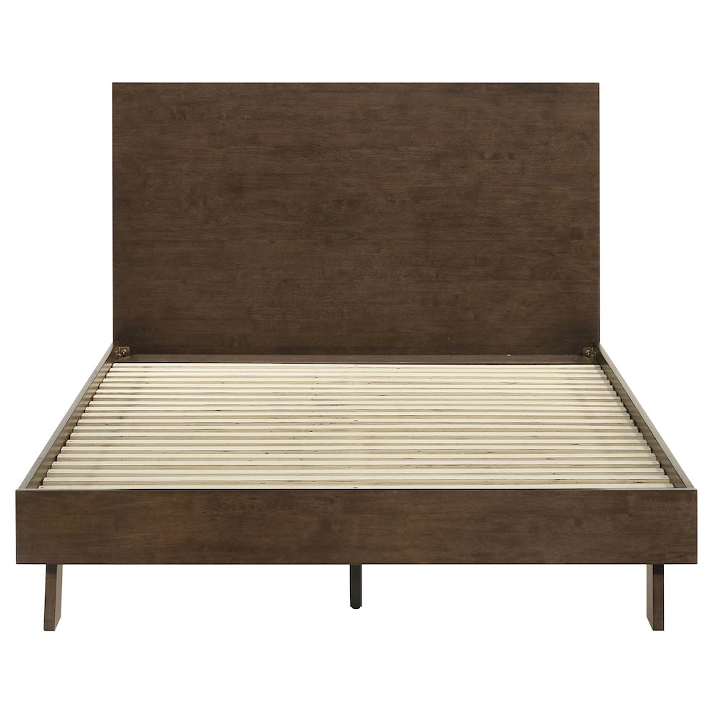 Glenwood 48-inch Queen Platform Panel Bed Warm Brown. Picture 4