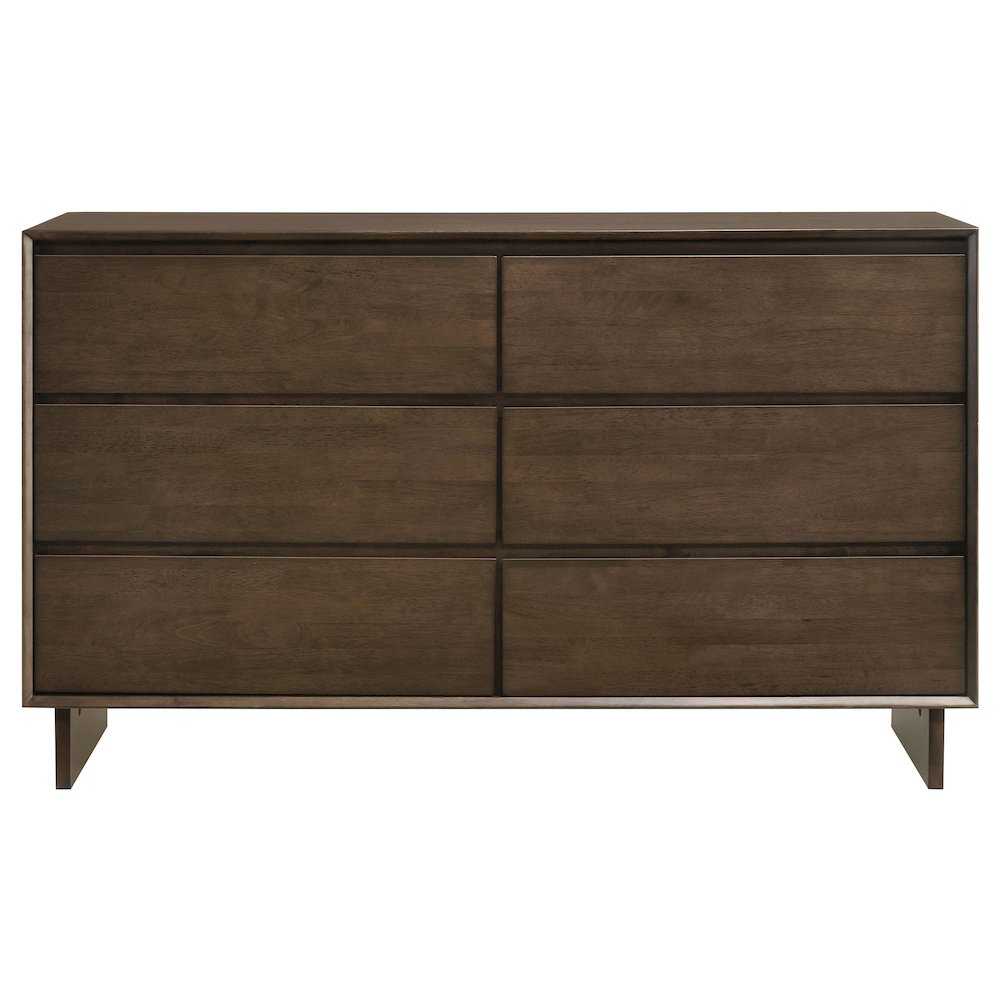 Glenwood 6-drawer Dresser Cabinet Warm Brown. Picture 3
