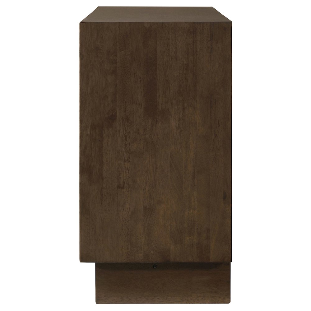 Glenwood 6-drawer Dresser Cabinet Warm Brown. Picture 5