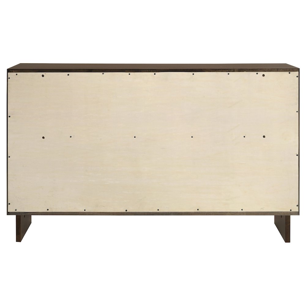 Glenwood 6-drawer Dresser Cabinet Warm Brown. Picture 7