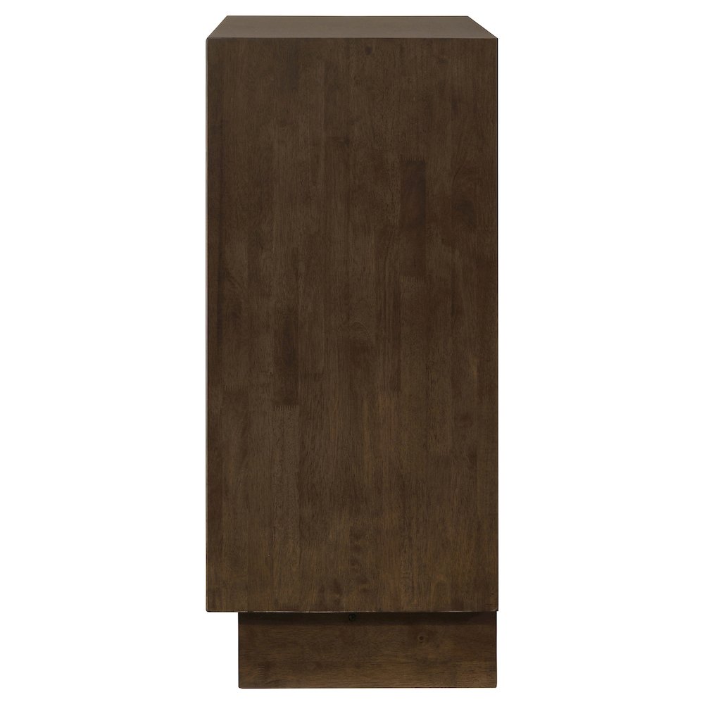 Glenwood 4-drawer Chest of Drawers Warm Brown. Picture 5