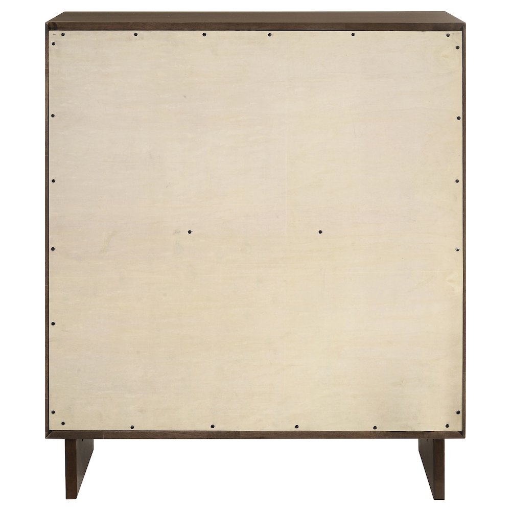 Glenwood 4-drawer Chest of Drawers Warm Brown. Picture 7