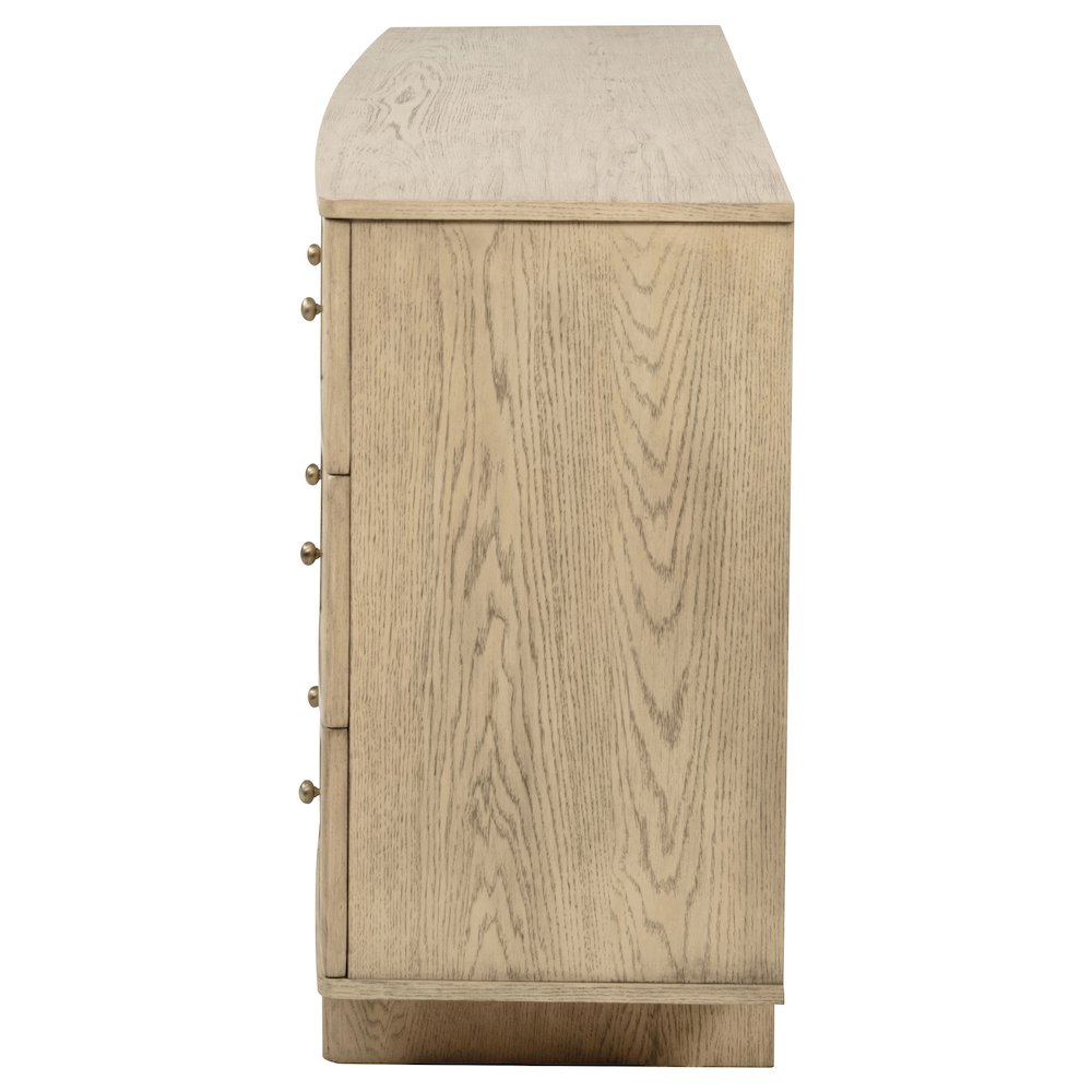 Kailani 9-drawer Dresser Cabinet Beige Oak. Picture 5