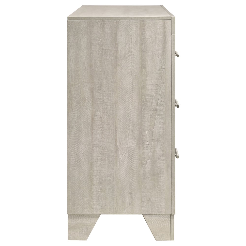 Trenton 6-drawer Bedroom Dresser Rustic Cream. Picture 9