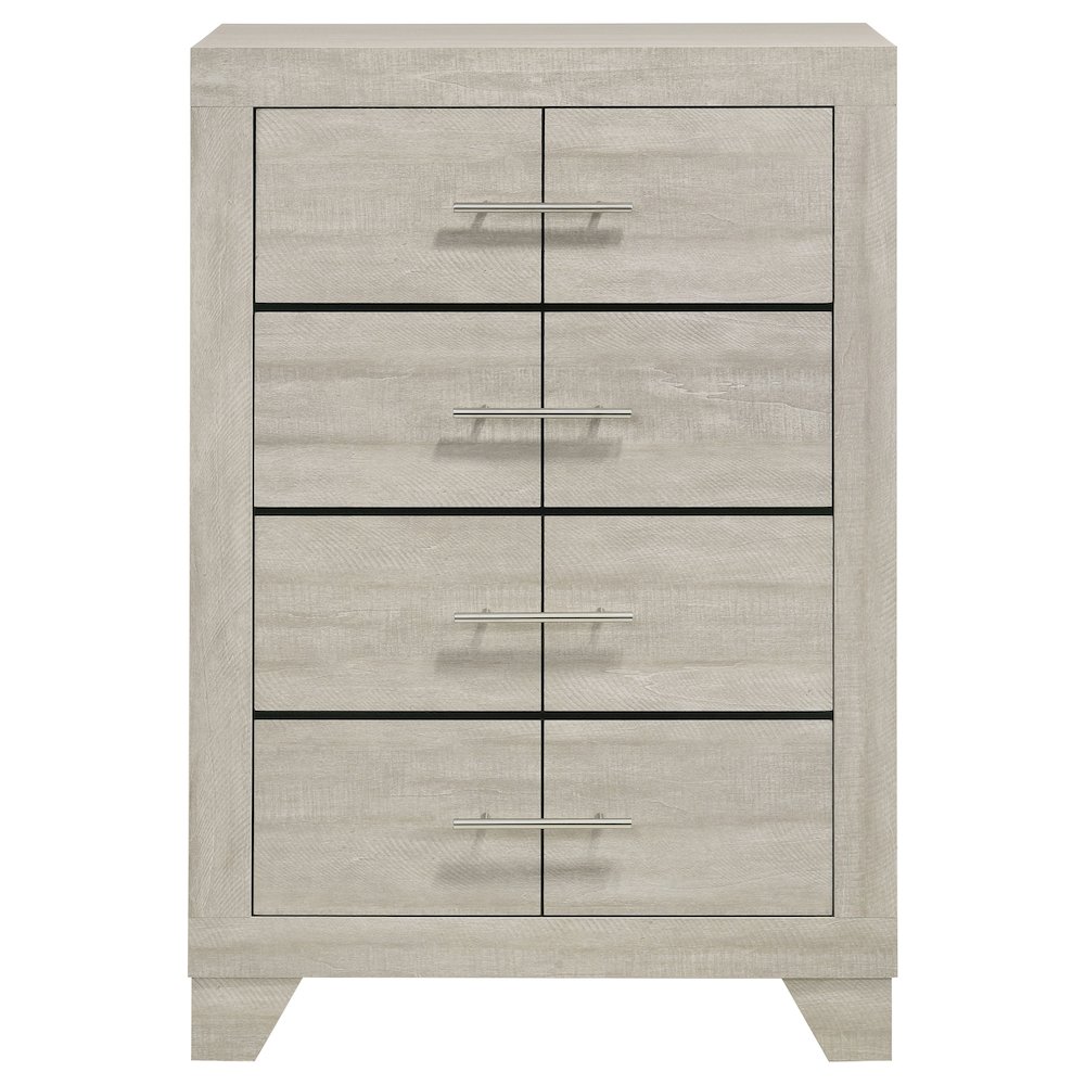 Trenton 4-drawer Bedroom Chest of Drawers Rustic Cream. Picture 3