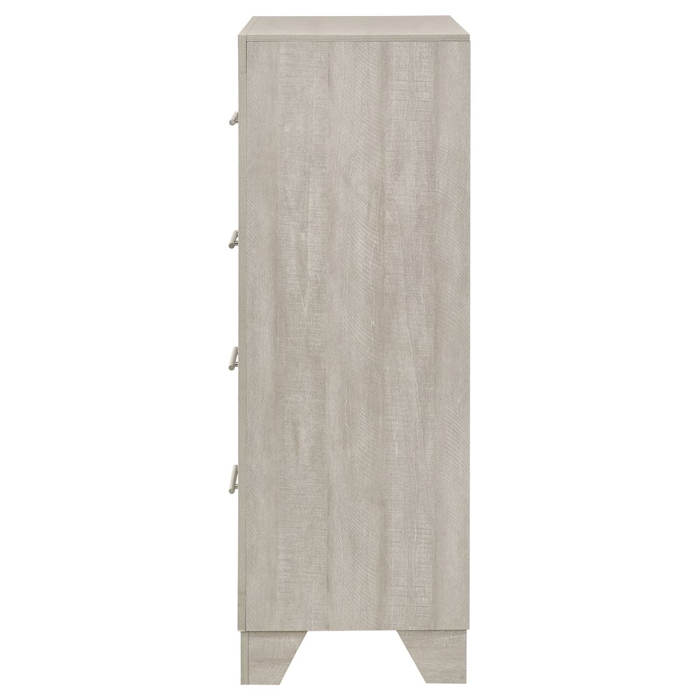 Trenton 4-drawer Bedroom Chest of Drawers Rustic Cream. Picture 5